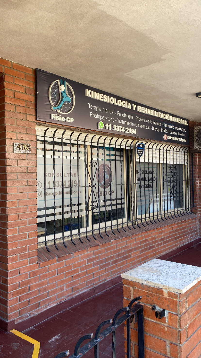 Fachada del consultorio FISIO GP
